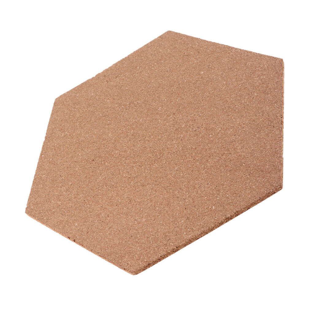 10x Self-Adhesive Cork Backing Sheets Cork Tiles Coaster For Wall Bulletin Board