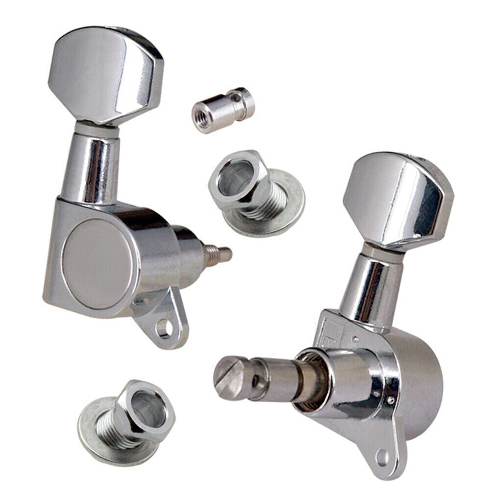 Sealed Locked String Tuning Peg Tuner Machine Heads for Electric Guitar 3R3L