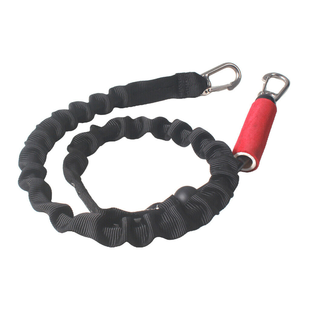 Kitesurfing Kiteboard Slider Release Kite Leash Bungee Rope & Carabiner