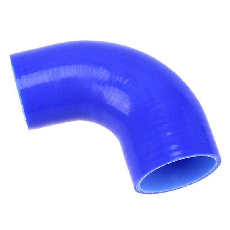 90 Degree Silicone Elbow Pipe Intercooler Hose Coupler 51-57mm Blue