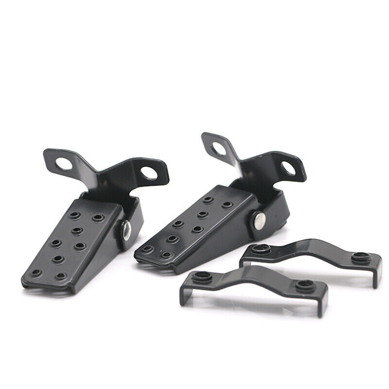 Motorcycle Retro Folding Pedal Back Wheel Metal Non-slip Foot Peg 24-38mm Adjust