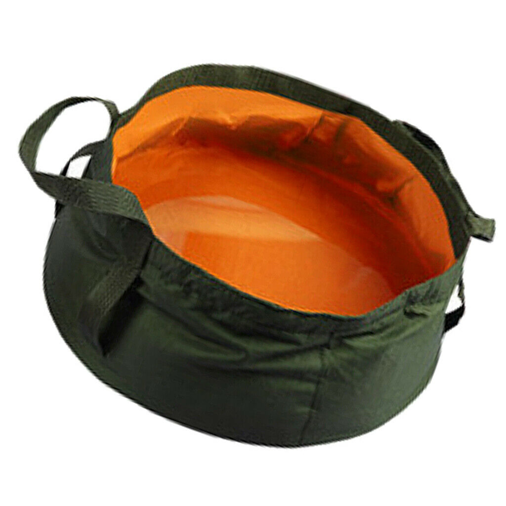 Collapsible Portable Water Container for Fishing Camping Hiking Orange