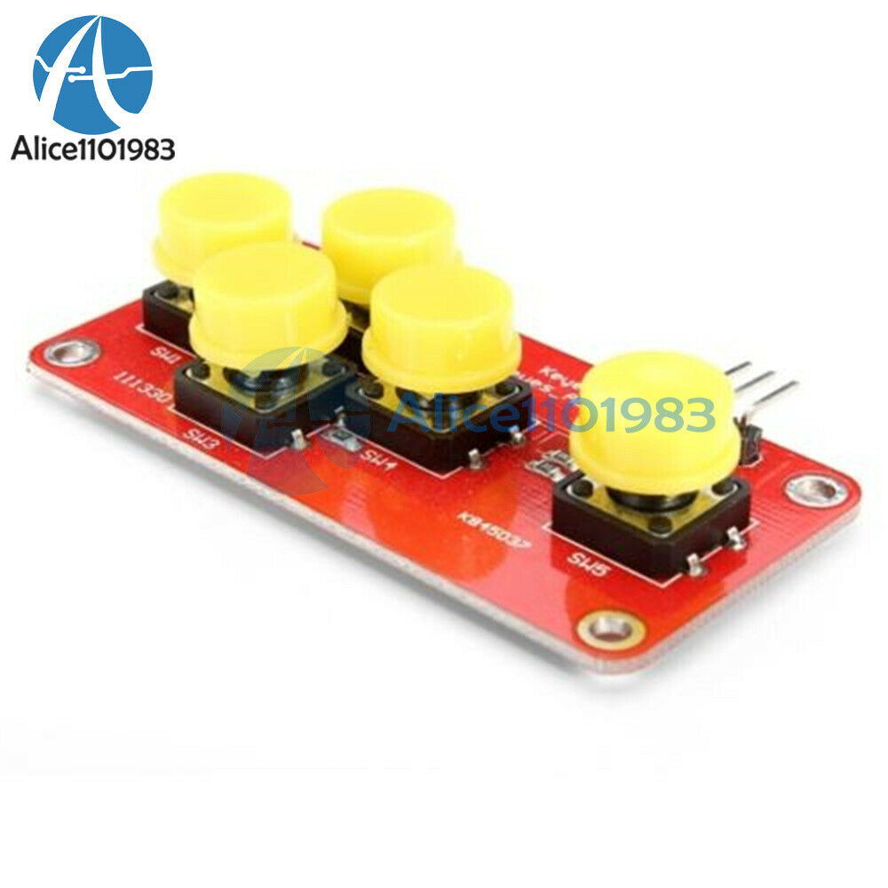 Analog Button for Arduino AD Keyboard Electronic Blocks Simulate Five Key Module