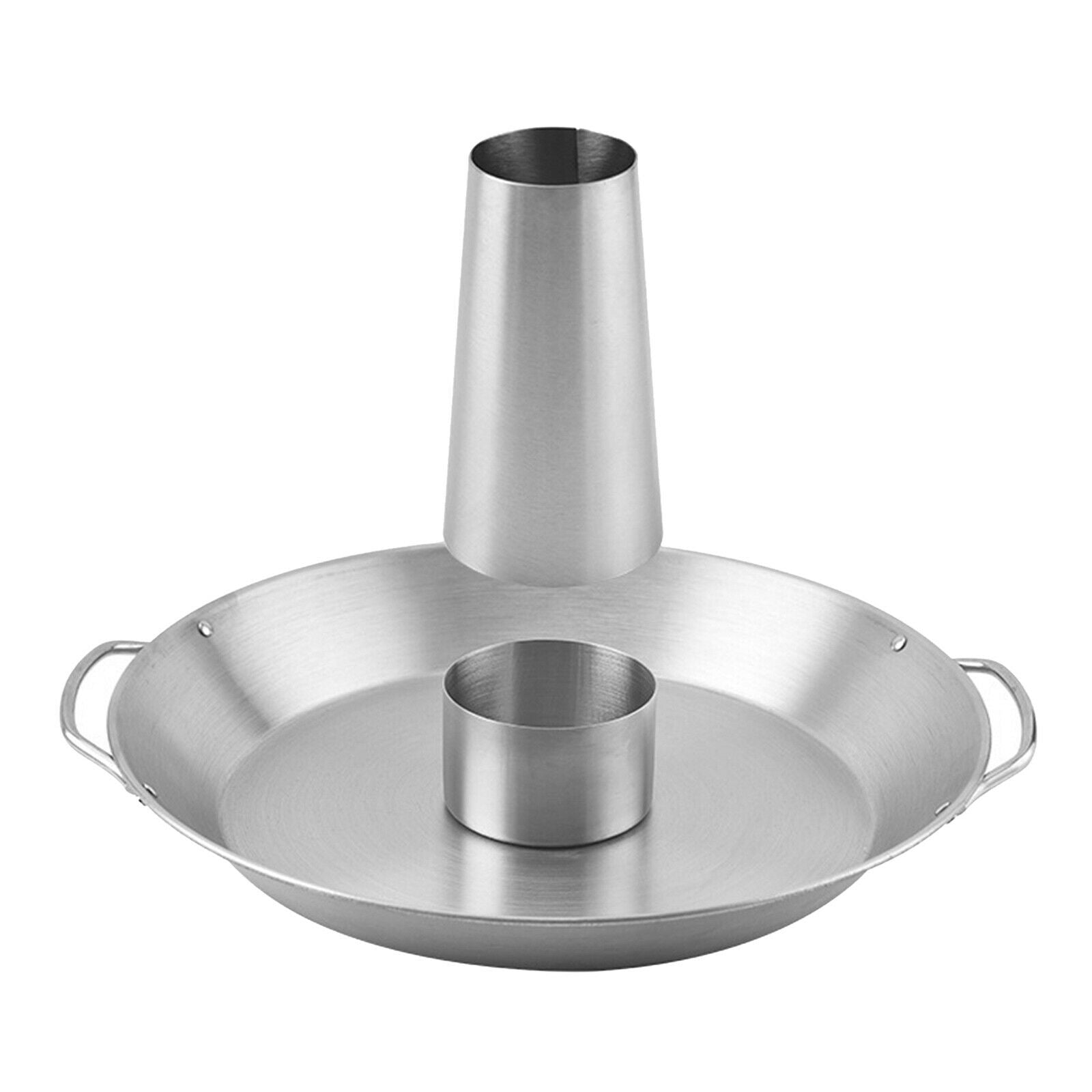 Chicken Holder BBQ Roaster Folding Chicken Holder with Drip Pan