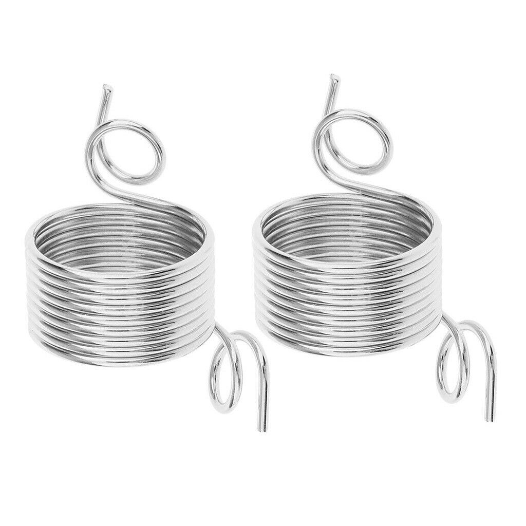 2Pack Nickel Plated Wire Thread Braiding Guide Craft Supply Knit Thimble