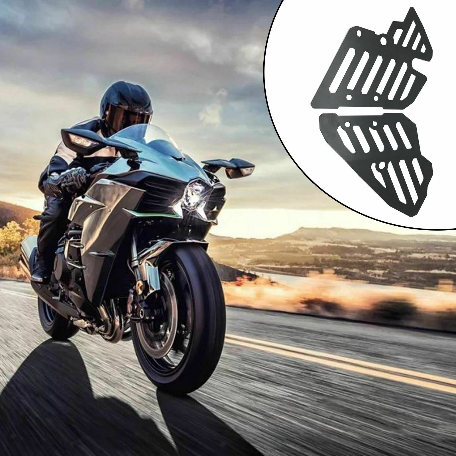 2 Pcs/Set Throttle Cam Protector Iron Fit for Yamaha Tenere 700 2019-2021