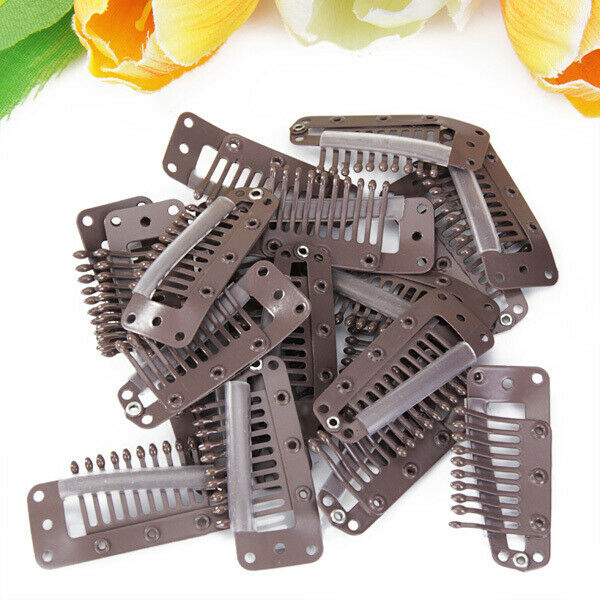 40Pcs Wig Snap Clips Cip-in Toupee Hair Wig