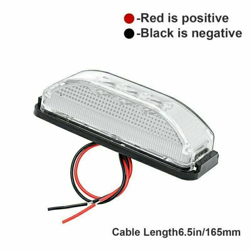 Marker Clearance Amber 10 Pcs Waterproof 3 LED Turn signal Light Truck Trailer
