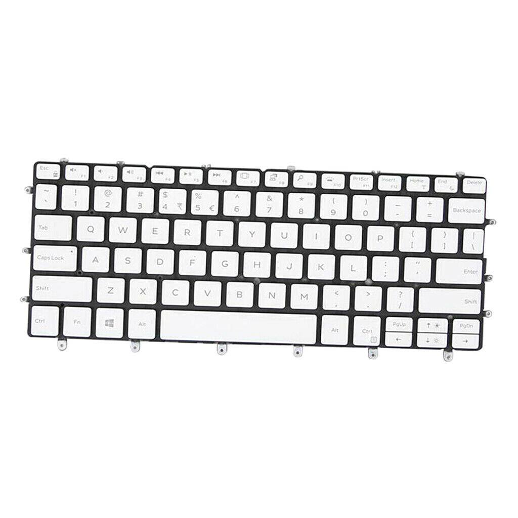 Laptop US Keyboard Replacement For  XPS 13 9370 0K2NCP 13.3'' White