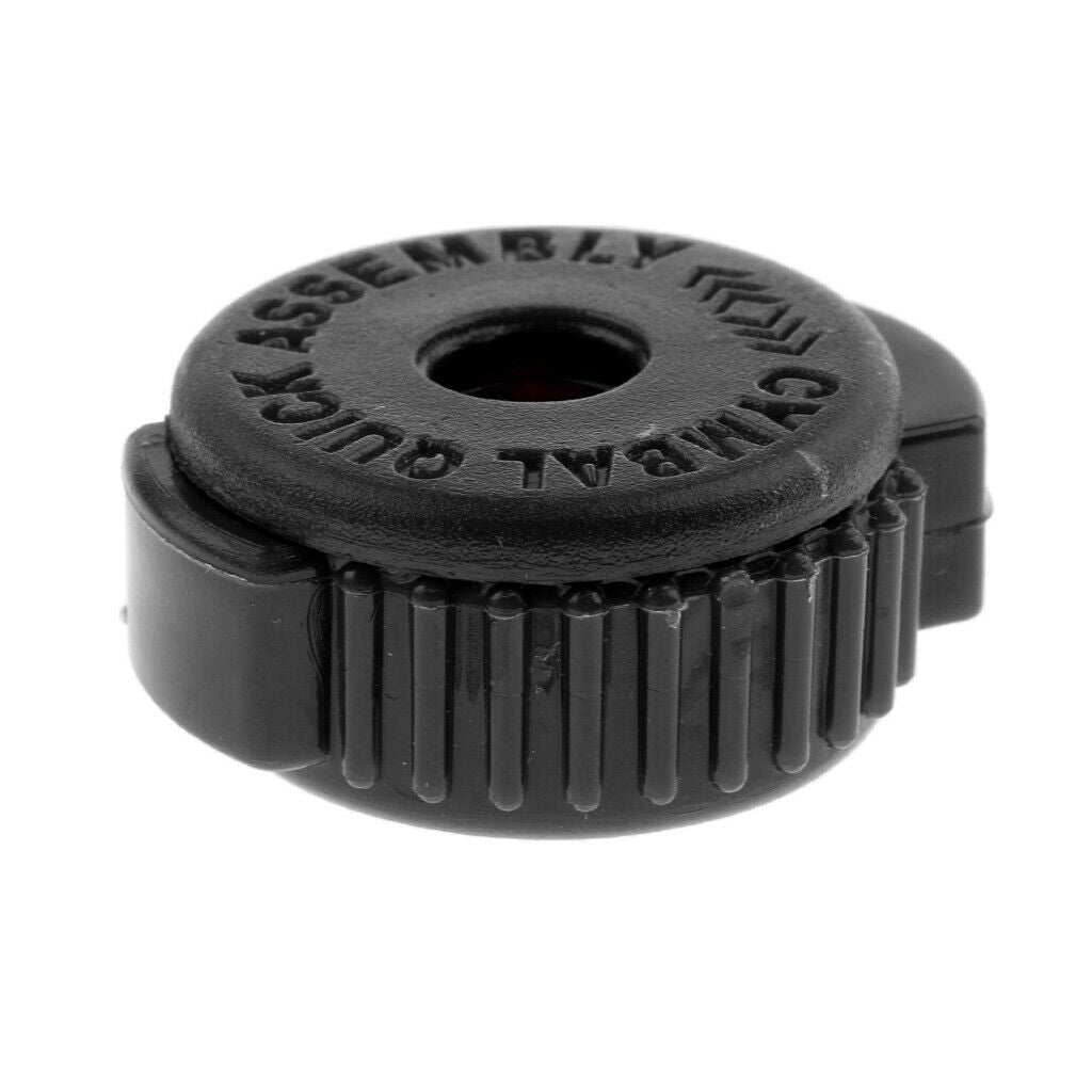 Quick Release Cymbal Knobs Drum Part Percussion Replacements 30mm Black
