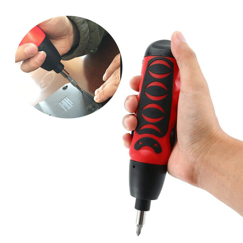 37PCS Screwdriver Electric Cordless Brushed Power Repair Drill Tool Kit 200 RPM