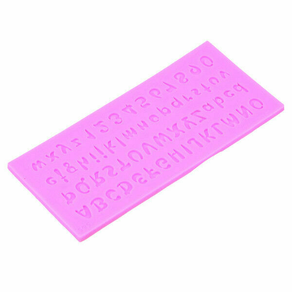 Silicone Molds Alphabet Number Cake Chocolate Fondant Decorating Baking Molds