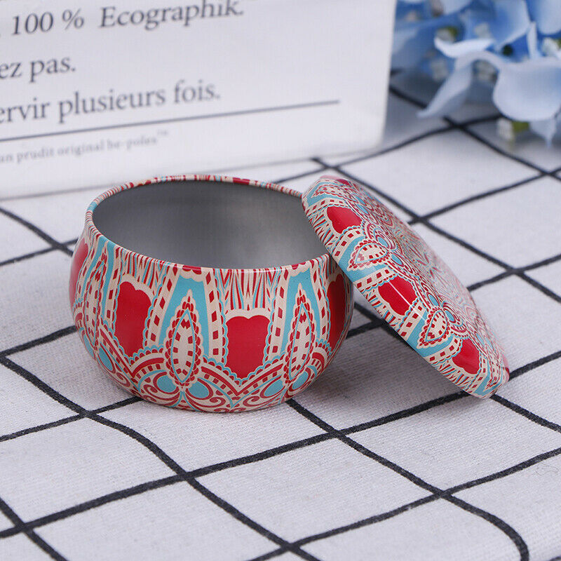 Scented Candle Empty box Natural Tin Can Home Decoration Outdoor Candy Gi.l8