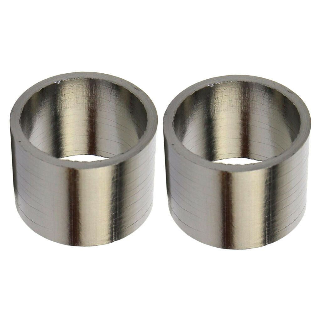 2x Motorcycle  Exhaust Silencer Graphite Gasket Muffler Seal