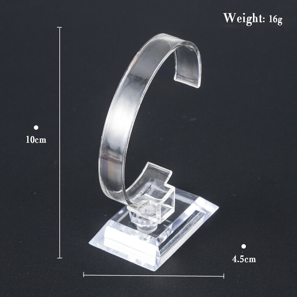 New Acrylic Watch / Bracelet Jewelry Display Stand / Jewellery Holder - C-clips