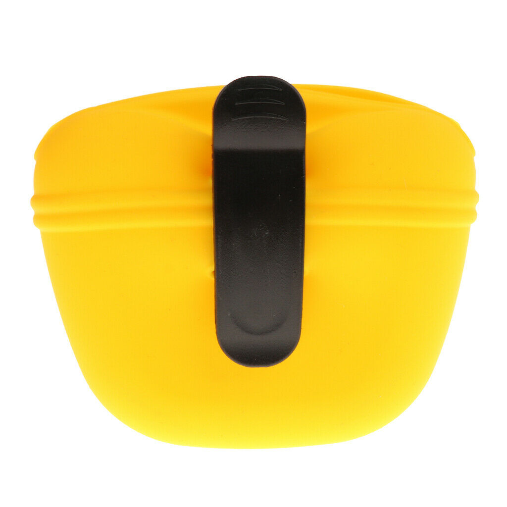 2 Pcs Silicone Dog Treat Pouch - Training Bag Can Easily Carries Snacks and Toys