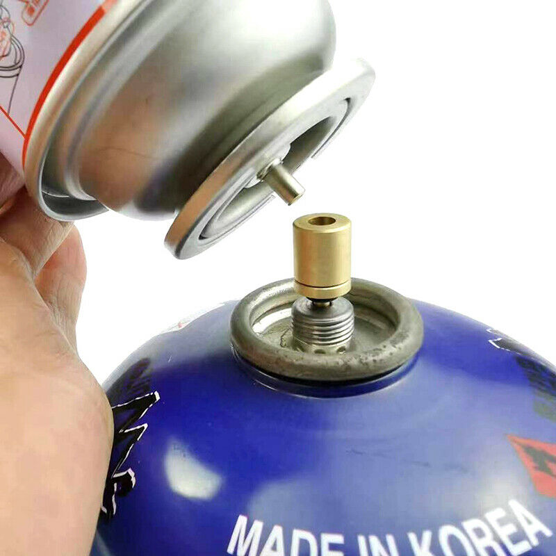 2Pcs Hiking Stove Gas Cylinder Tank Refill Adapter Practical Stove Access.l8
