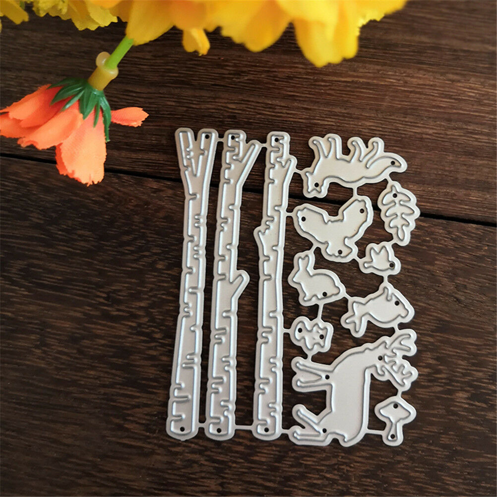 Forest Tree Pole Design Metal Cutting Dies For DIY Scrapbooking AlbumCardD.l8