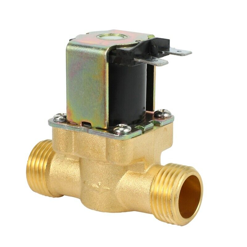 Ac 220V 1/2 Inch Solar Water Heater Solenoid Valve Normally Closed Inlet ValveP9