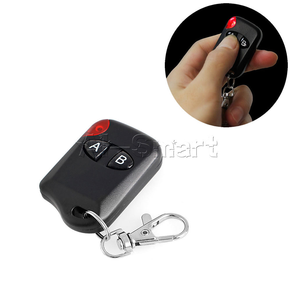 DC12V 10MA 2 Button RF Wireless Remote Control Transmitter Garage Door 433MHz AS