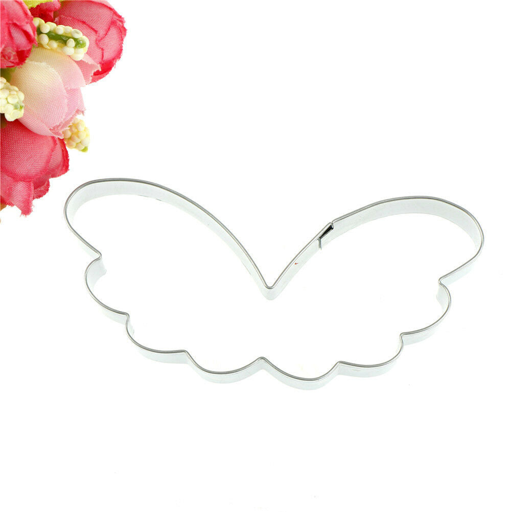 angel wings cookie molds stainless steel decoration cookie cutter baking t.l8