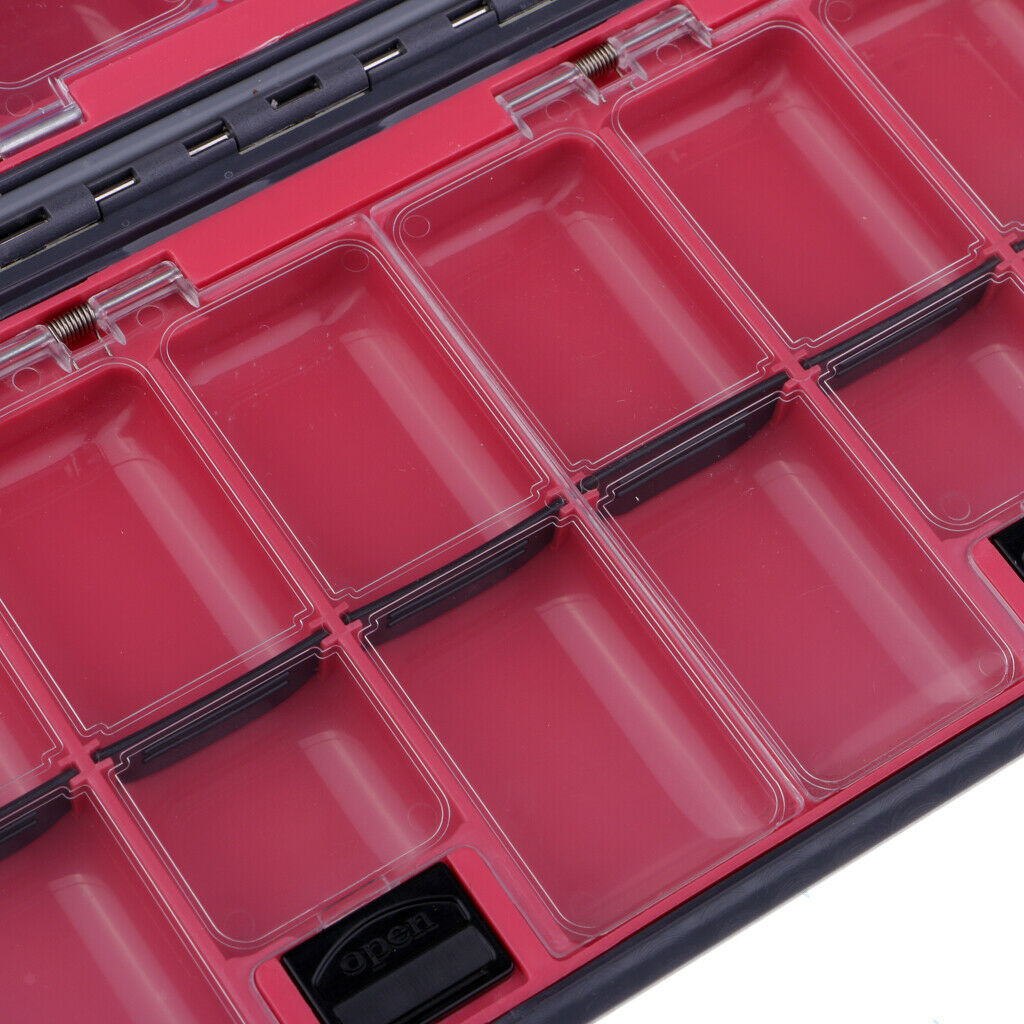 Waterproof Fishing Accessories Box Fishing Tackle Bag Box 24 Compartments