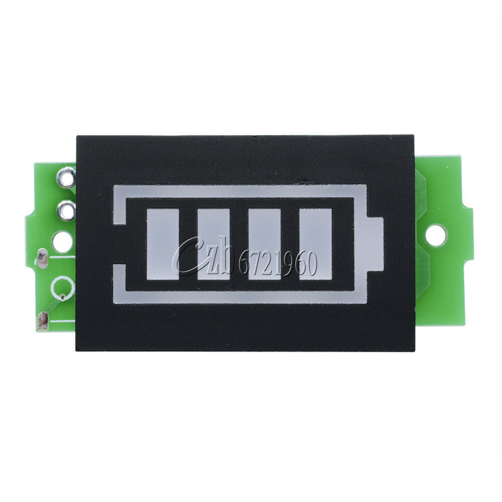 16.8V 4S Lithium Battery Capacity Indicator Module Blue Display Power Tester