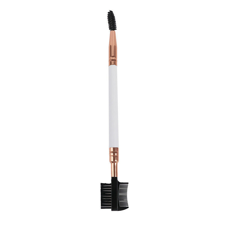 Double Eyebrow Comb Brow Lash Brush Eye Makeup Eyelash Grooming Cosmetics.l8