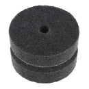 2 Pieces Quality Nylon Fiber Polishing Wheel for Bench Grinder Metal Dust Remove