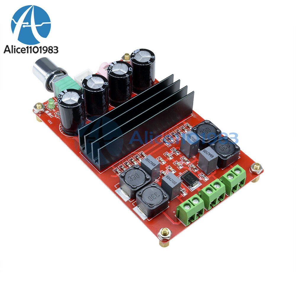 2x100W TPA3116 D2 Dual Channel Digital Audio Amplifier Board 12V-24V for Arduino