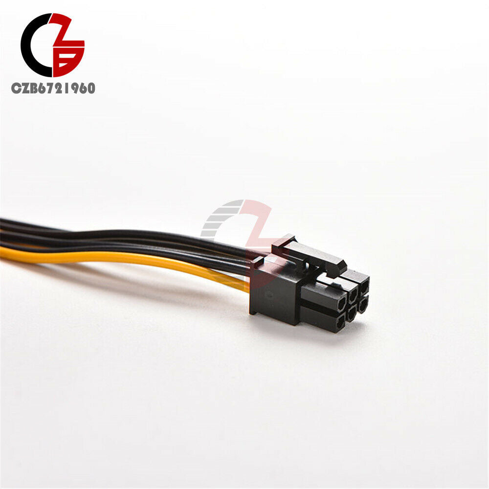 15 Pin SATA Male to 6 Pin PCI-E Video/Graphics Card Power Adapter 20CM Cable