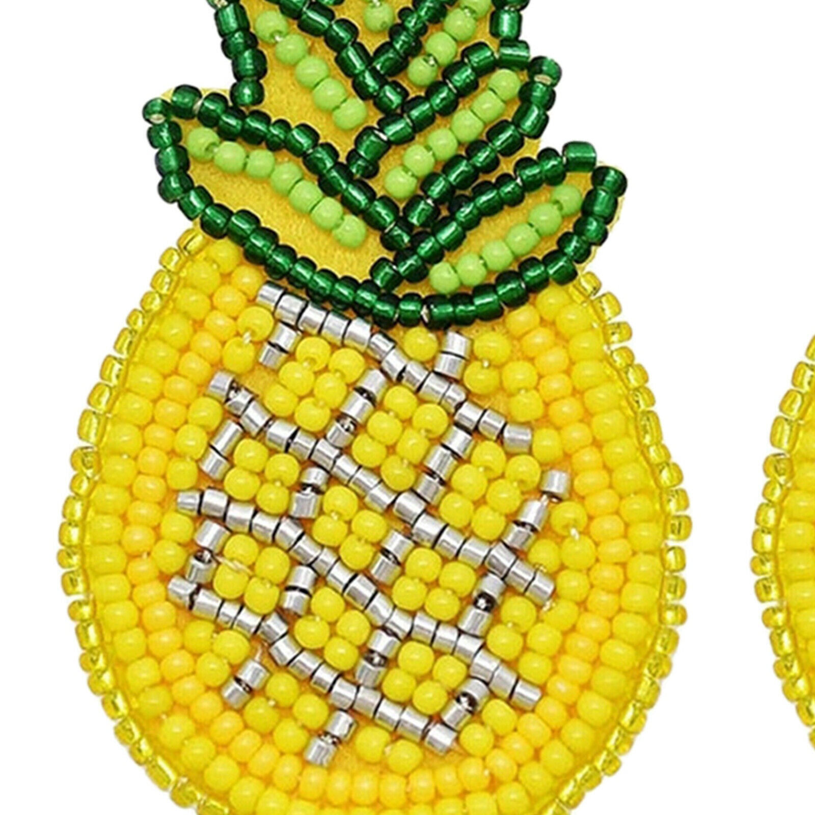 Fashion Pineapple Beaded Earrings Bead Dangle for Women Girls Jewelry Gifts