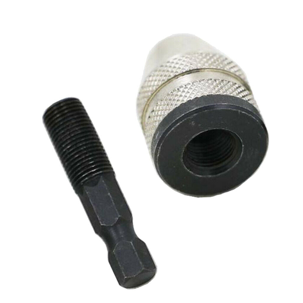 Power Drill Parts 1/4 Inch Hex Shank Keyless Drill Chuck Quick Change Bit Driver