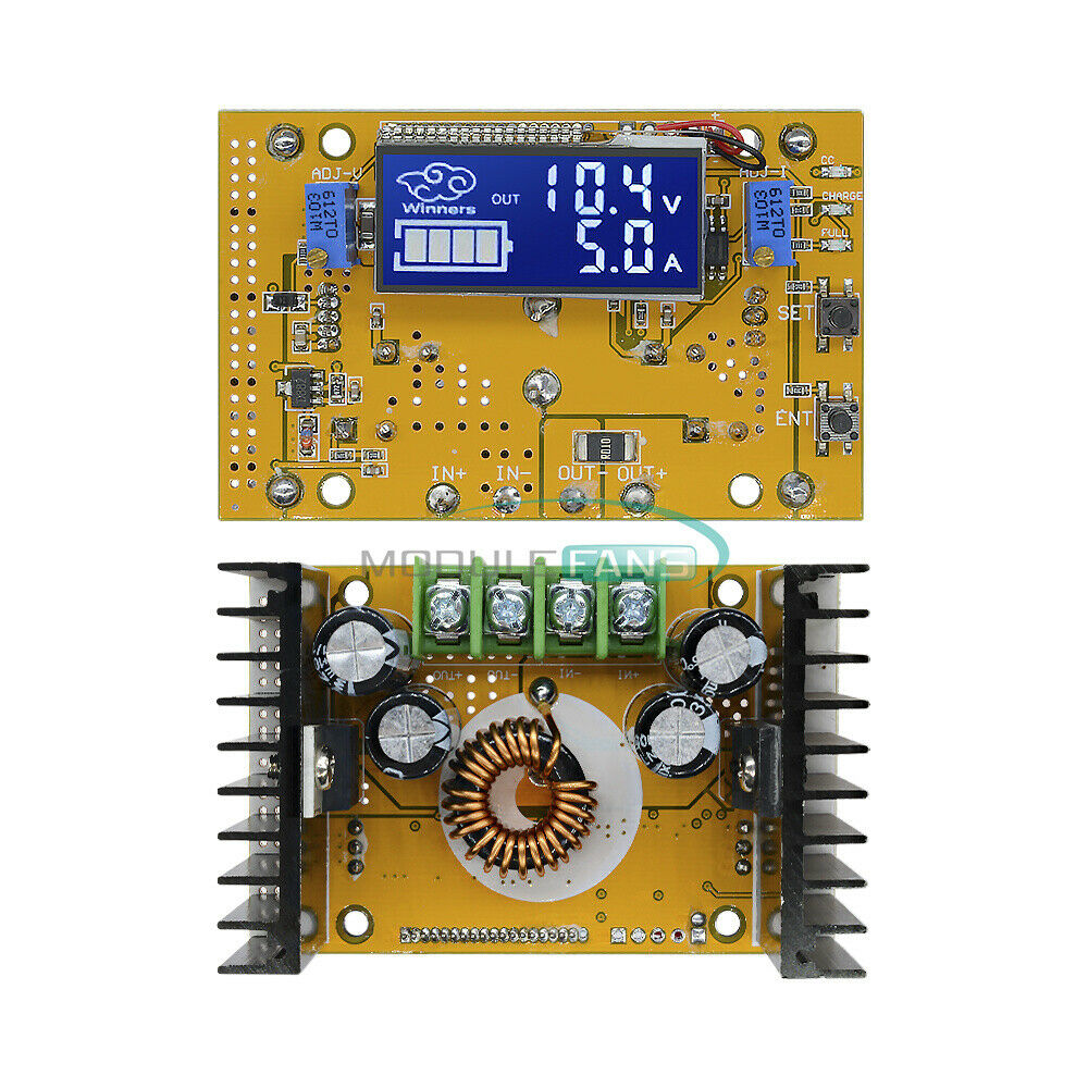10A DC-DC Adjustable CC CV Step-down Power Supply battery charging LED driver