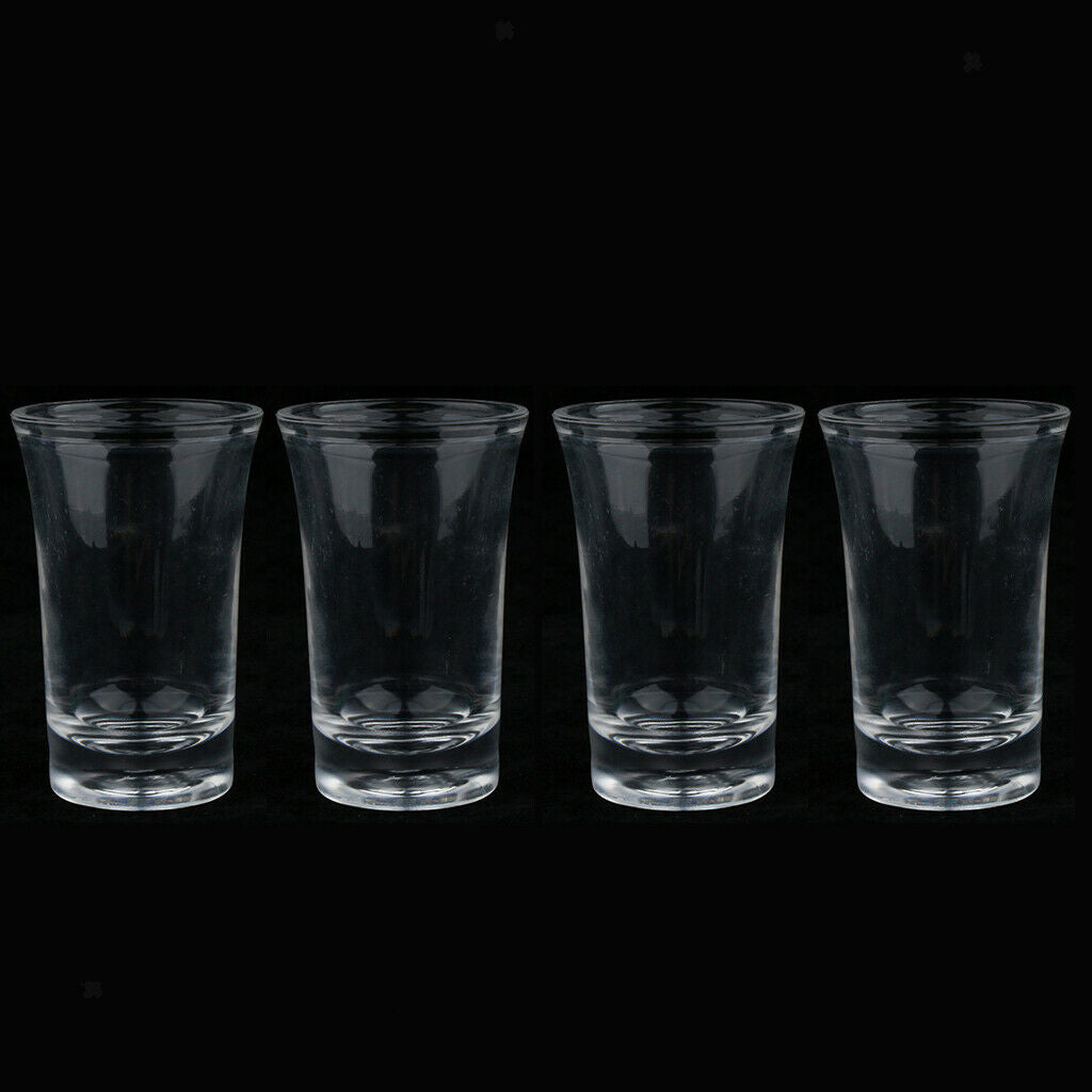 4 Pieces Shot Glasses, Vodka Glasses Shot Glass Pinchen Pinchen Stamper Shots