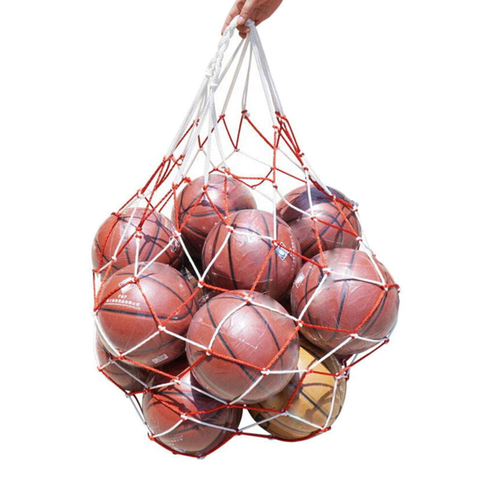 Soccer Net 10 Balls Carry Net Bag Sports Football Balls Volleyball bal.l8