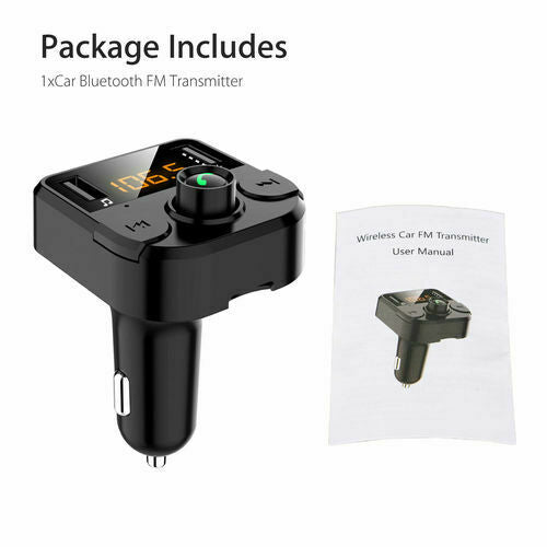 Car MP3 FM Transmitter Bluetooth Player Hands free Radio Adapter Kit USB Charger
