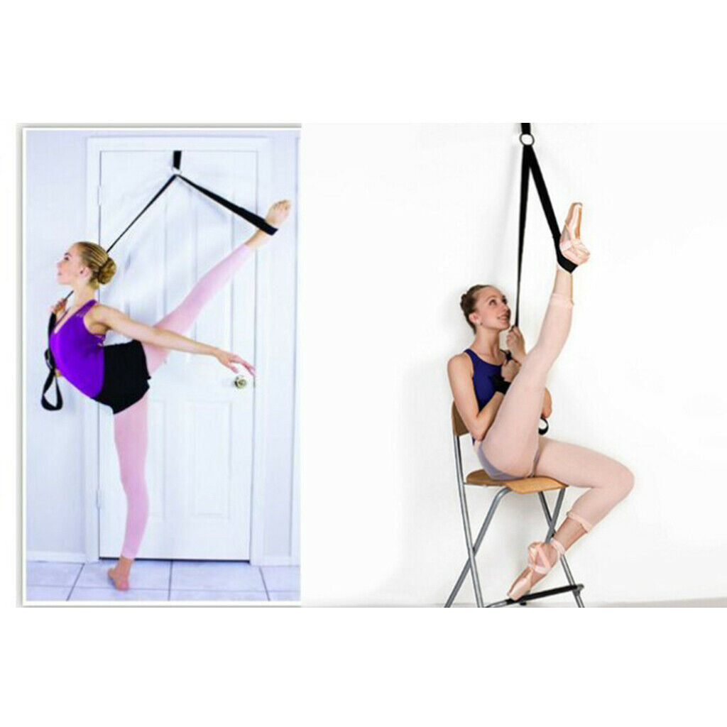 Lots 2 Door Leg Stretcher Ballet Stretch Strap Stretching-out Home Trainer