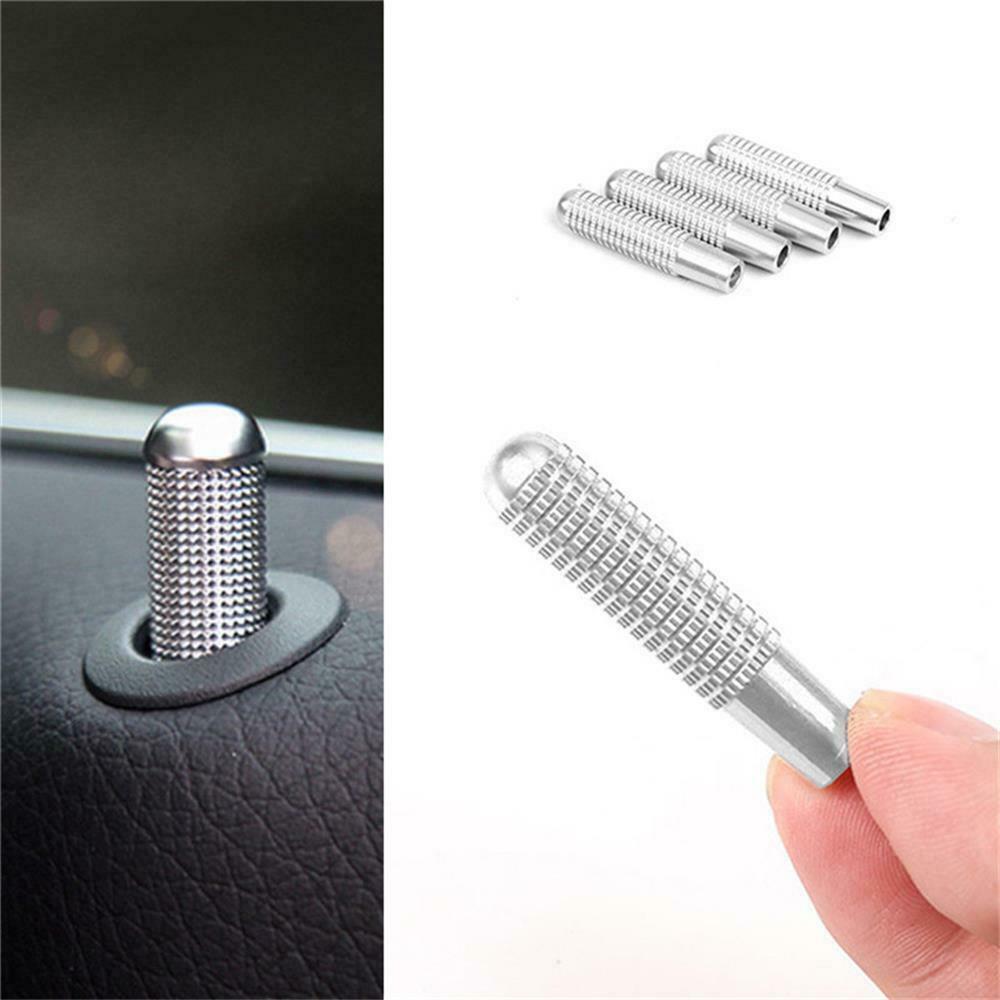 4pcs Car Door Lock Pin Knob Cover Fit for Mercedes Benz A B E CLA GLA GLC GLK