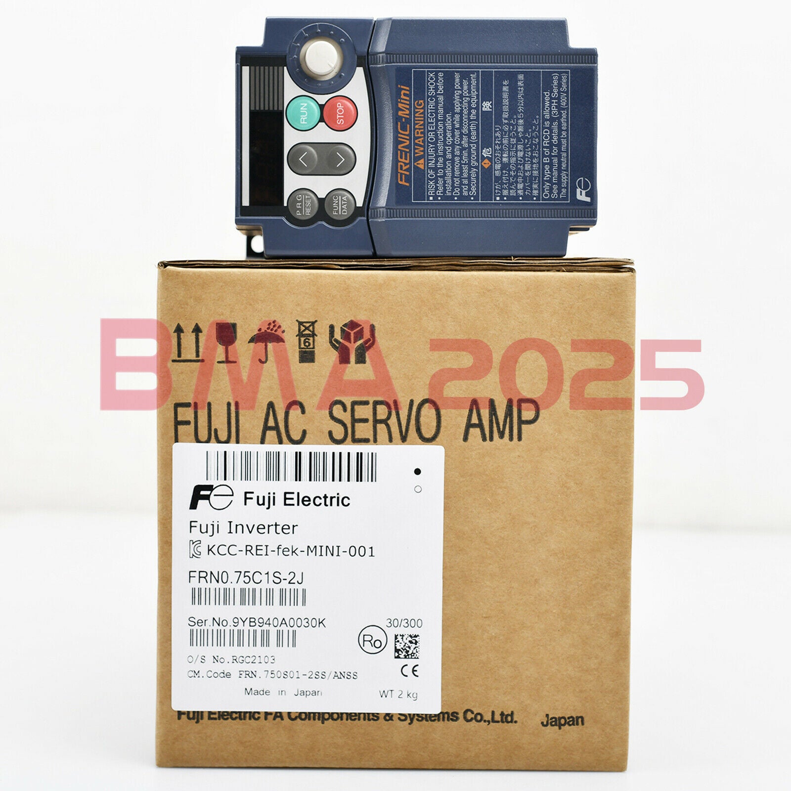 1PC New FRN0.75C1S-2J Inverter 0.75KW 1year warranty DHL free Ship FU9T