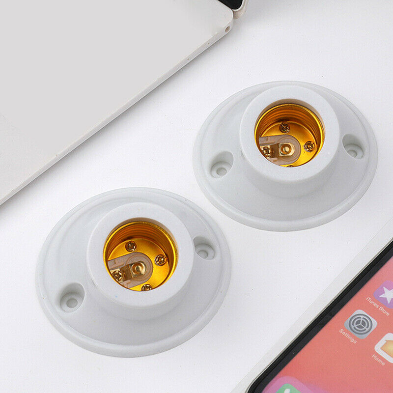 3PCS Inclined flat lamp holder E27 Lamp Holder Light Bulb Socket Holder A.l8