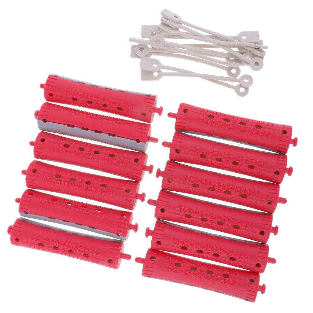 24x Perming Rods Rollers Perm Curlers Waves Rods Hair Styling DIY Slon Use