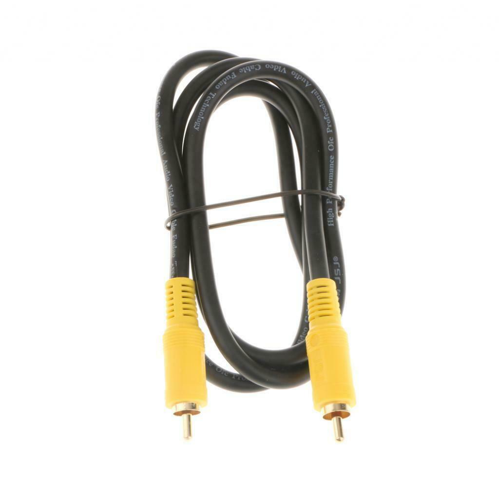 75Ohm Premium Digital Coaxial RCA Cable Wire Male to Male Plug Line 1Meter