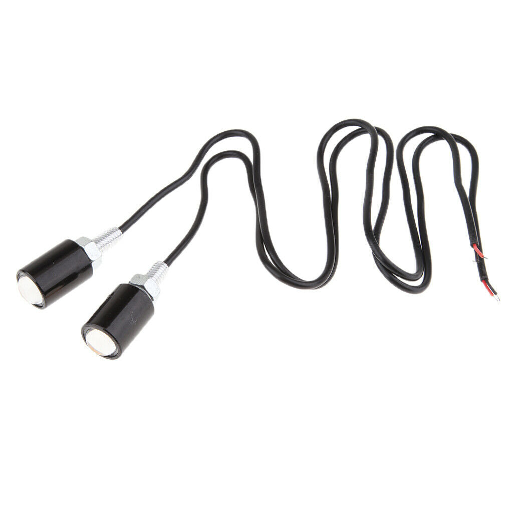 2 Pieces Small LED Motorcycle Car Motorcross Turn Signals Bolt Bulb 12V