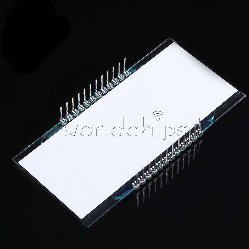 3.3V 1/4 Duty GDC03849 Double Row Segment Temperature Humidity LCD Display