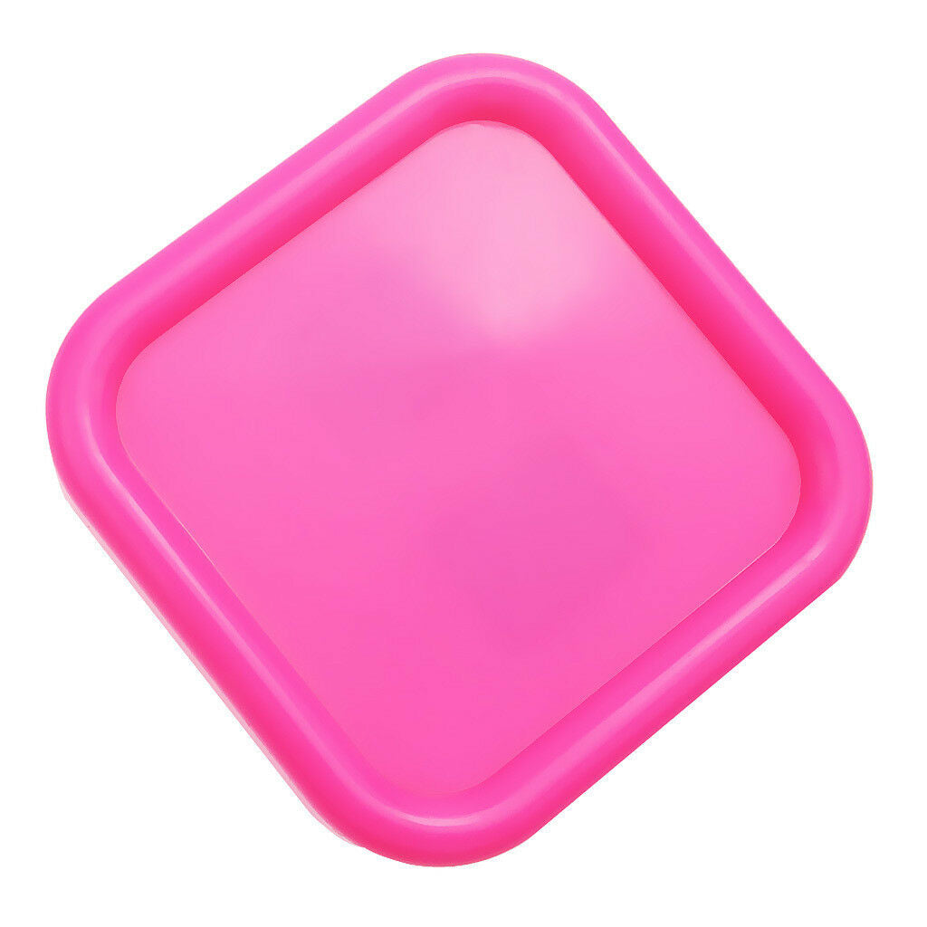 Square Magnetic Pin Cushion Pincushion Sewing Needles Organizer Rose Red