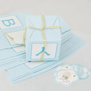 12x Ribbon Paper Box Girl Party Favor Gifts Candy Packing Container Blue