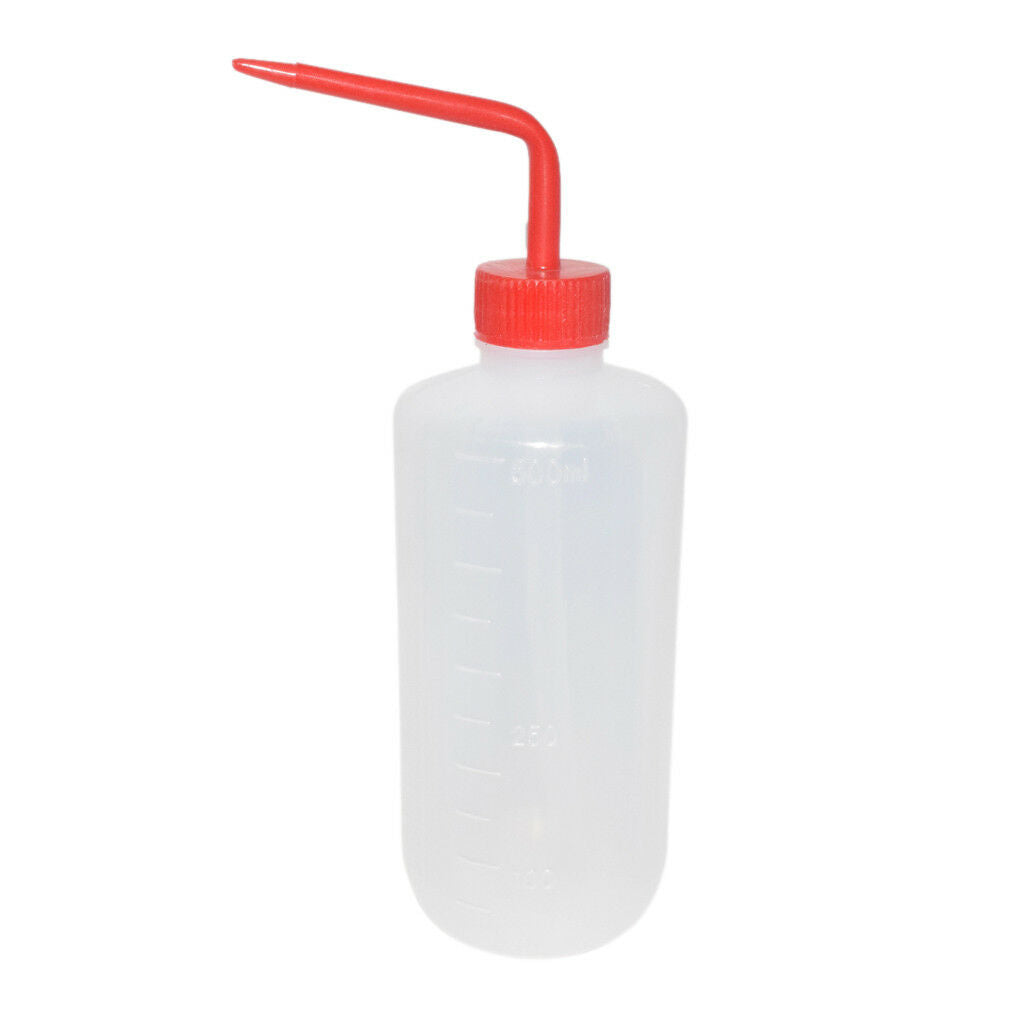 500ml Plastic Plant Flower Watering Squeeze Bottle w/ Straw Garden Tool Red