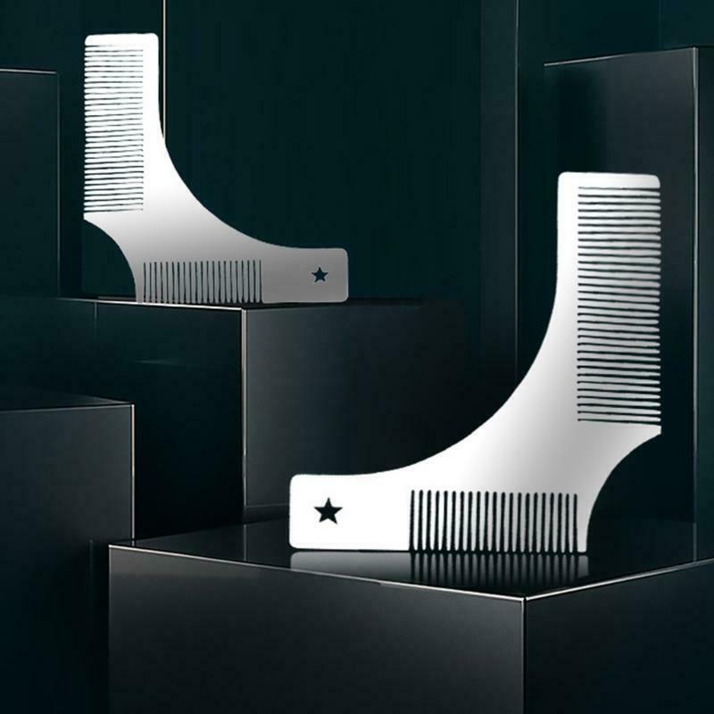 Beard Shaping and Styling Tool with inbuilt Comb for Perfect Line up and Edging