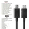 USB C to Micro USB Cable Micro B USB Type C Cord Male to Male Compatible for